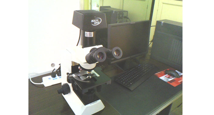显微镜摄像头MC55 用于延安市人民医院药材观察