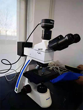 明美金相显微镜用于北京石墨烯技术研究院