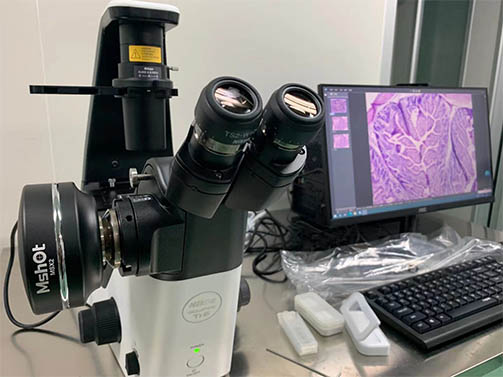 明美显微镜摄像头助力华微检测细胞观察