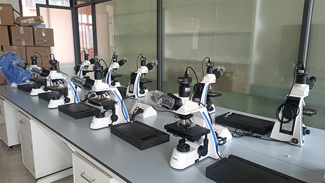 明美生物显微镜助力广西民族大学实验教学