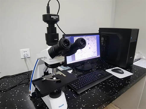 明美简易偏光显微镜助力湖南某制药公司中药颗粒观察鉴定